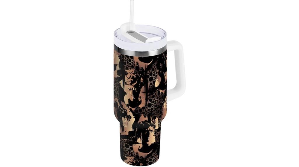 large stainless steel tumbler