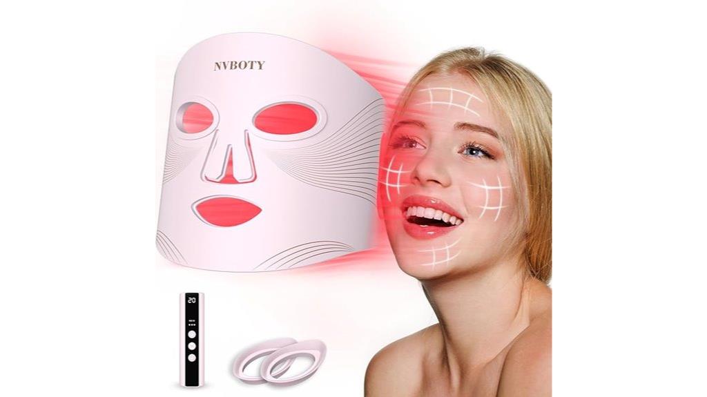 led face mask remote