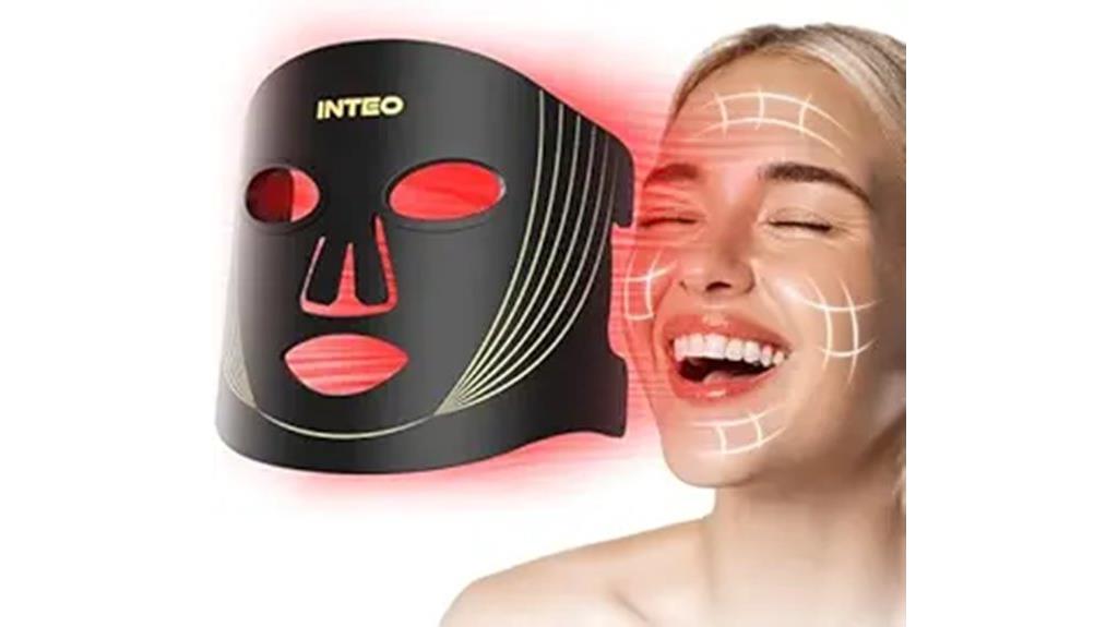 led face mask remote