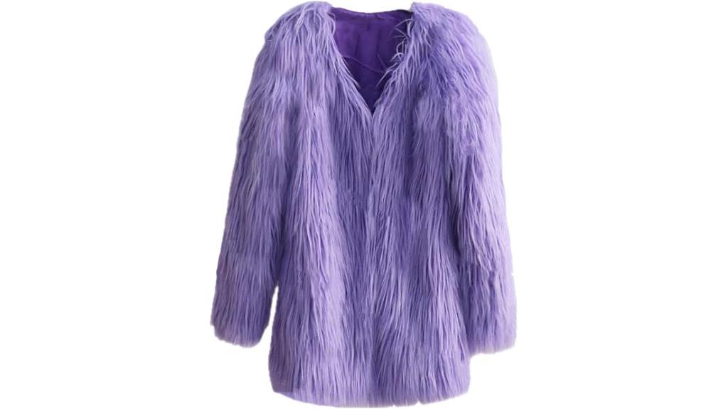 lisa colly faux fur coat