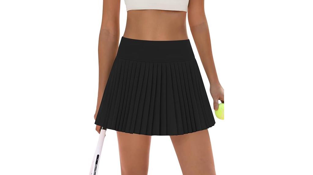 loukeith pleated tennis skirt