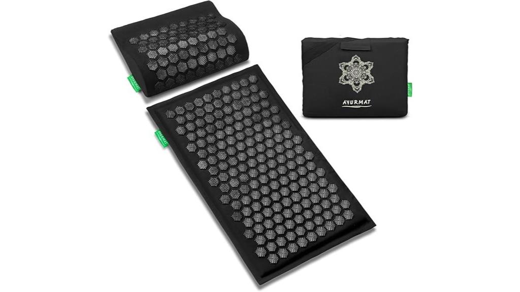 luxury acupressure mat set