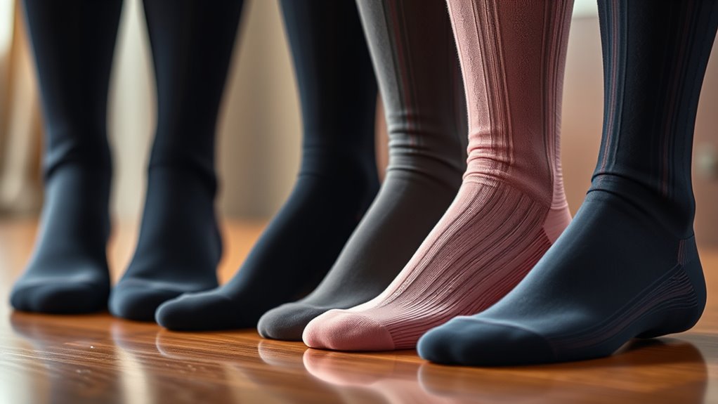 luxury travel compression socks