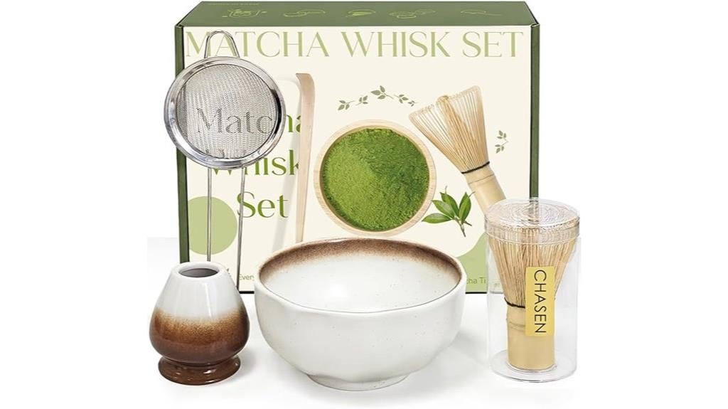 matcha whisk set for tea