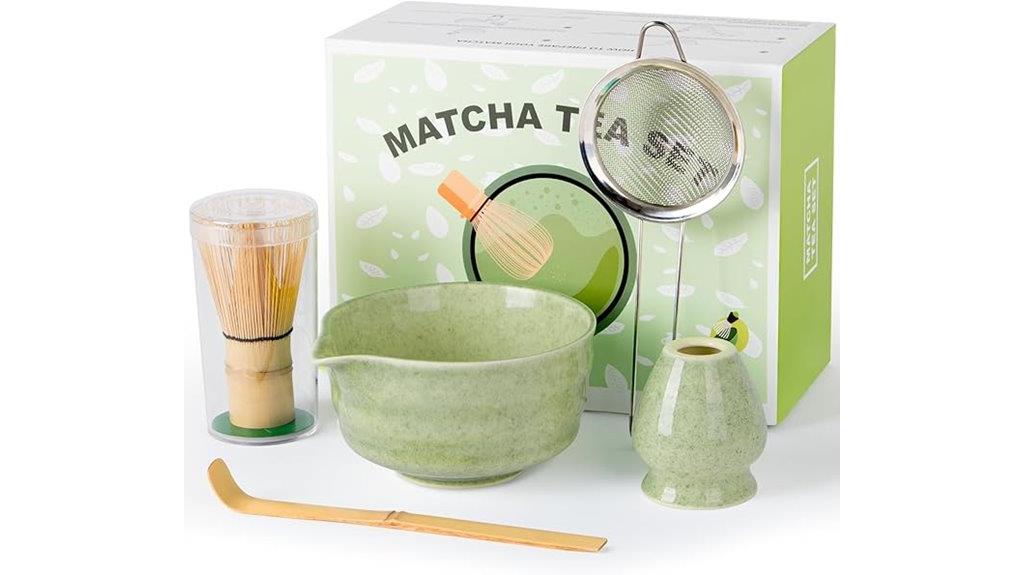matcha whisk set package