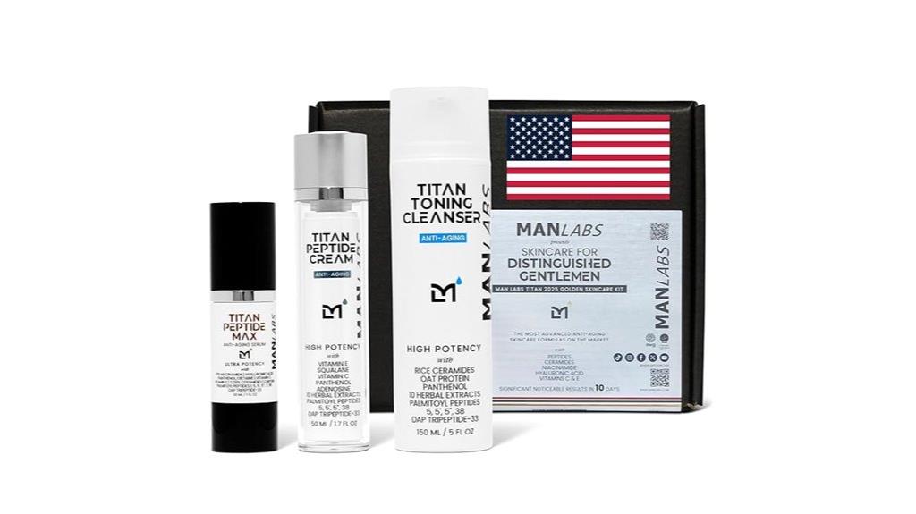 men s anti aging skincare set