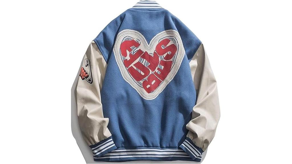 men s baseball varsity jacket