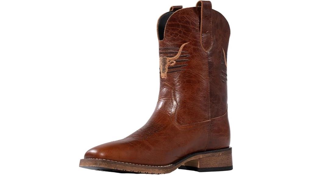 men s western square toe boots
