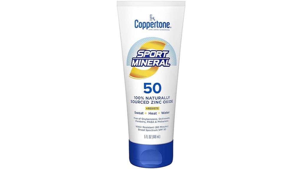 mineral spf 50 sunscreen