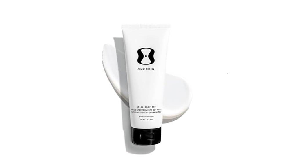 mineral sunscreen with peptides