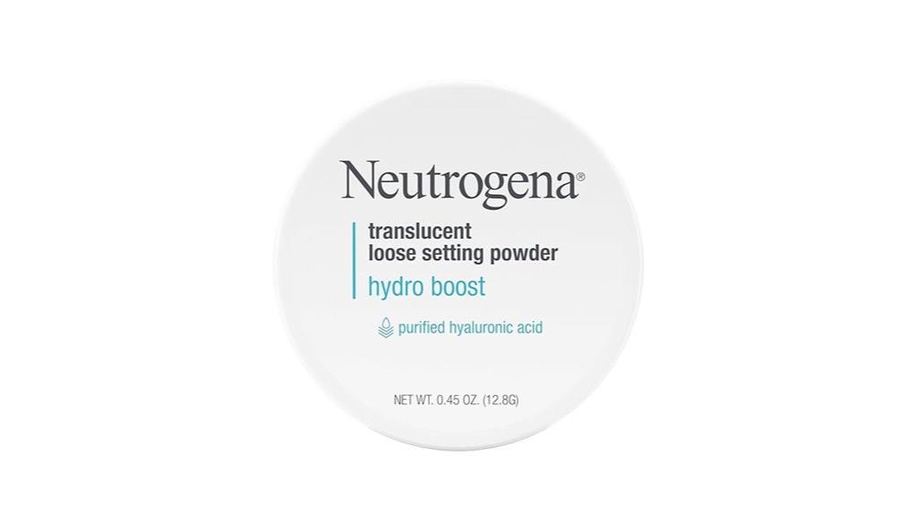 moisturizing translucent setting powder