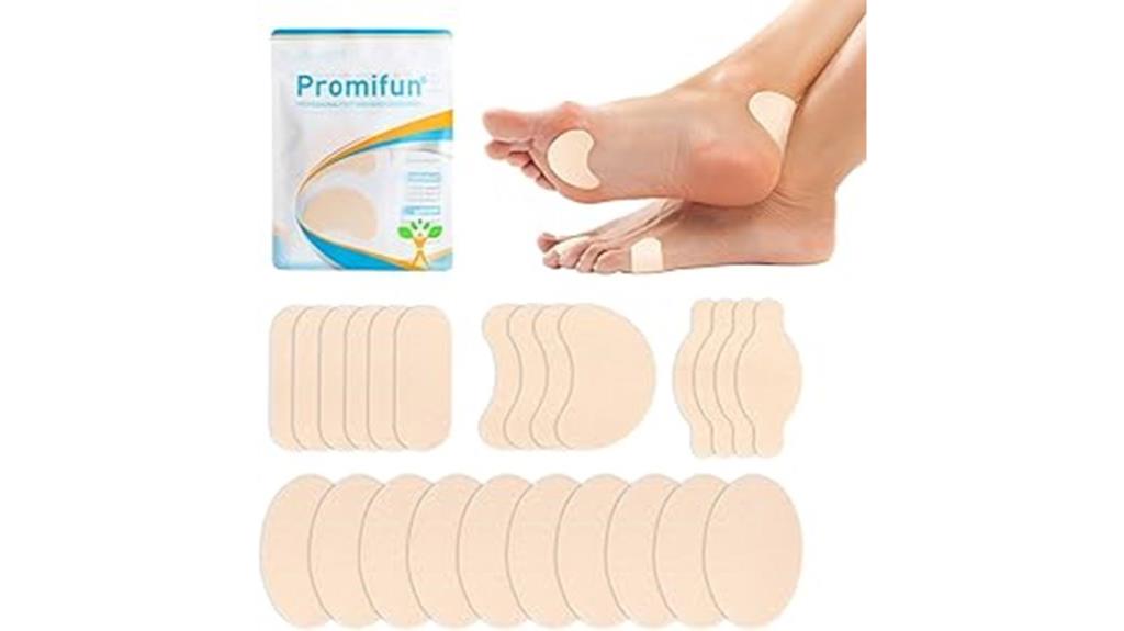 moleskin blister prevention sheets