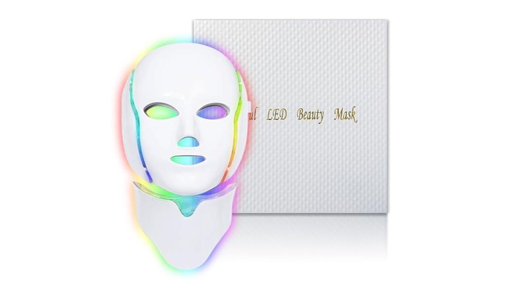 multi color led facial mask