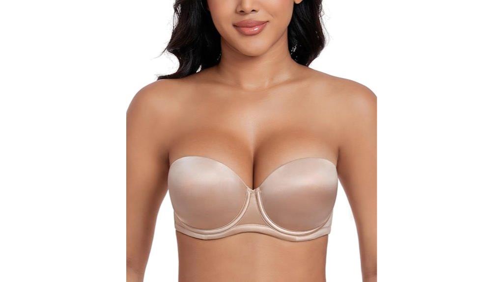 multiway push up strapless bra