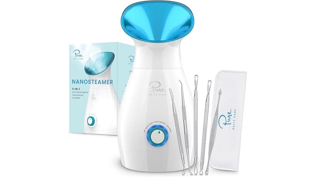 nanosteamer facial skincare kit