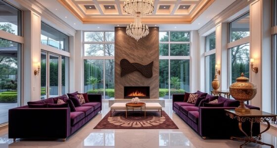 opulent celebrity mansion interiors