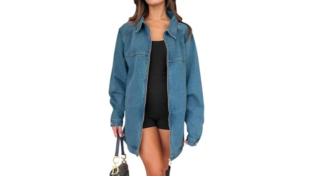 oversized denim jacket