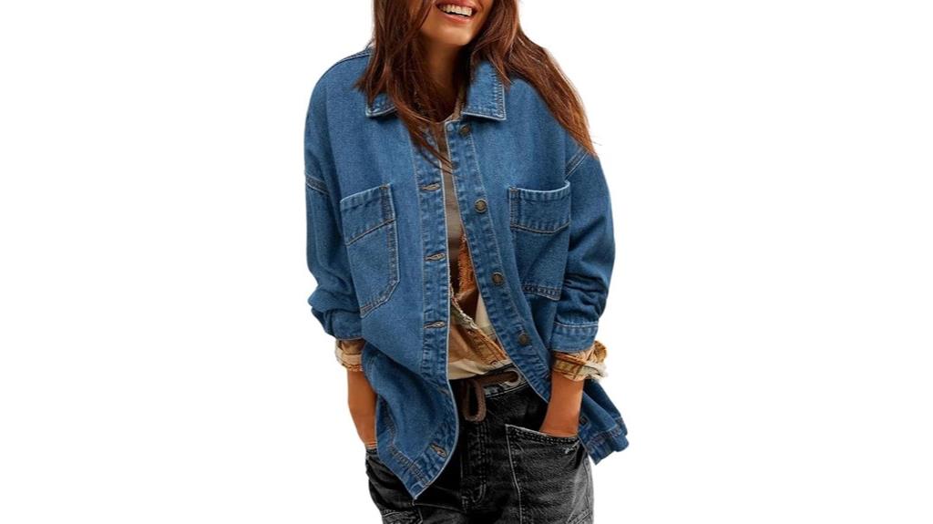 oversized jean jacket