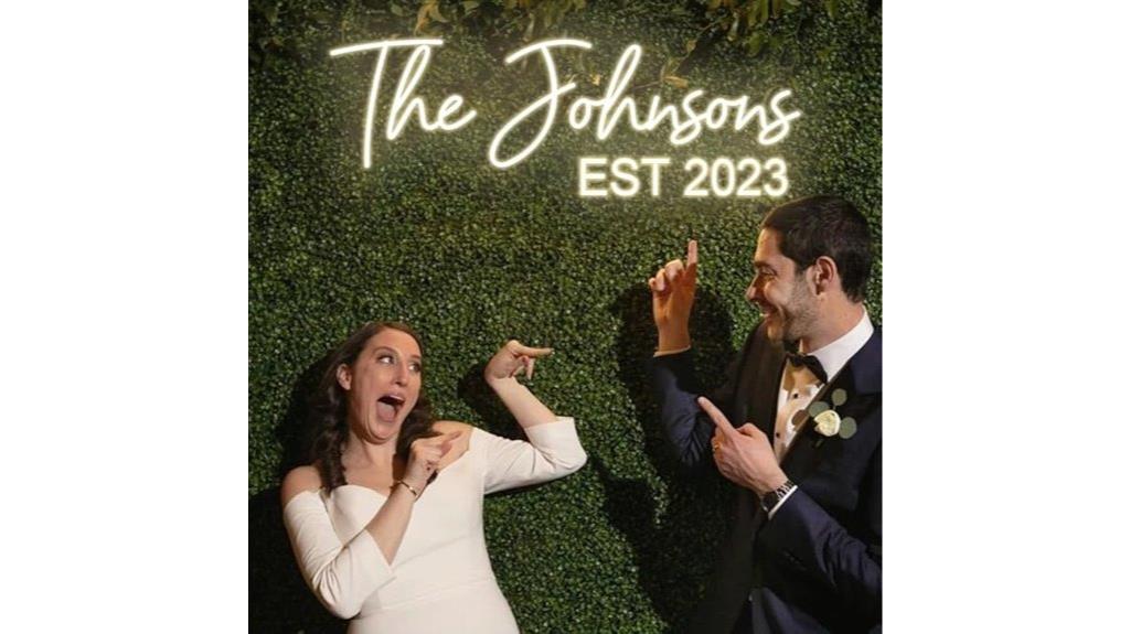 personalized neon wall signs