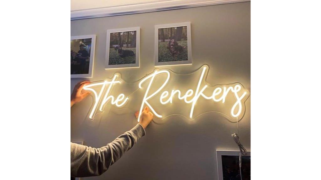 personalized neon wall signs