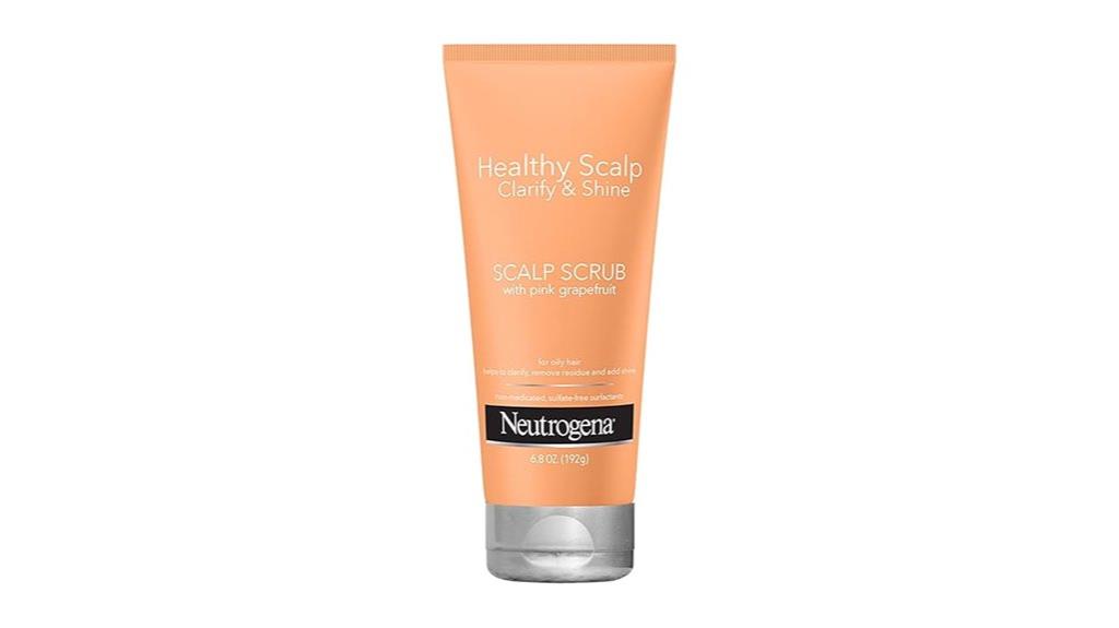 pink grapefruit scalp scrub
