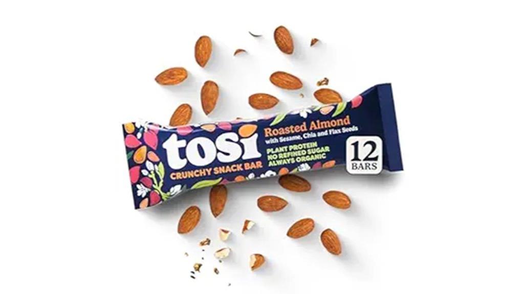 plant based almond protein bars
