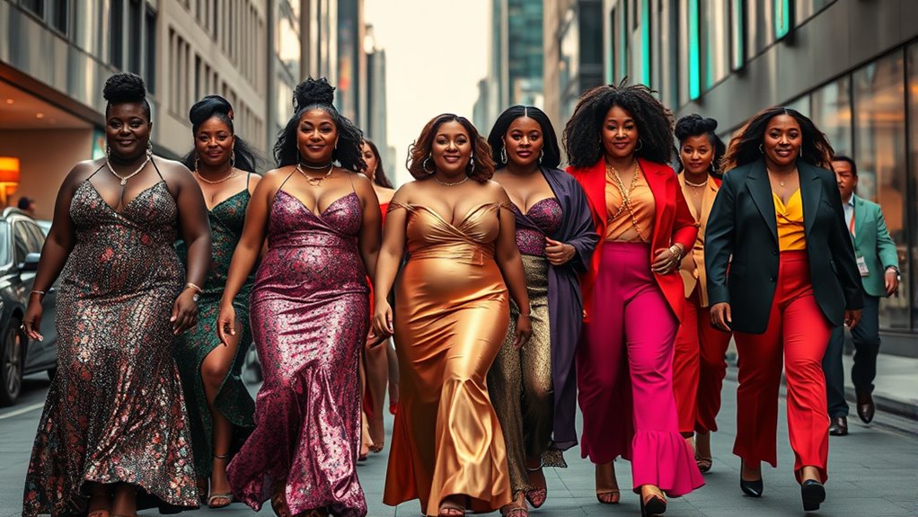 plus size celebrities leading fashion