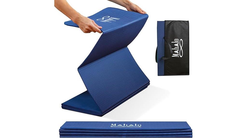 portable 7 fold yoga mat