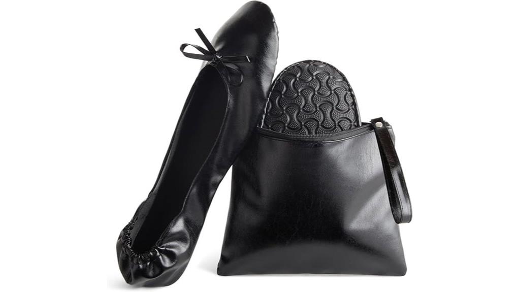 portable foldable ballet flats