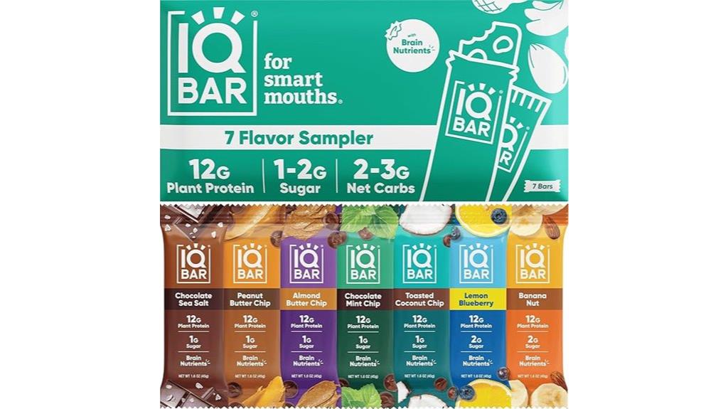 protein bars 7 pack sampler