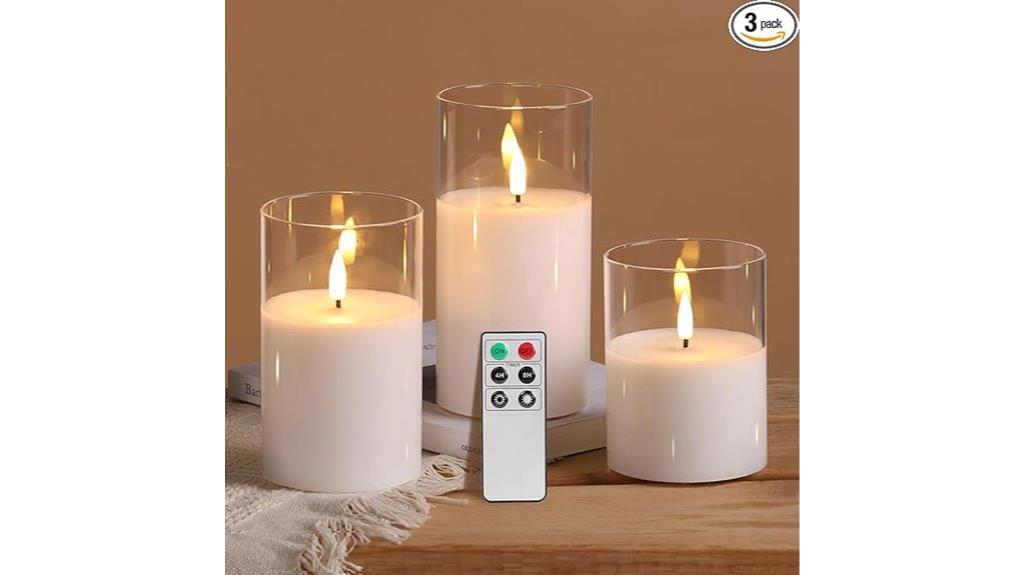 remote controlled flameless candles