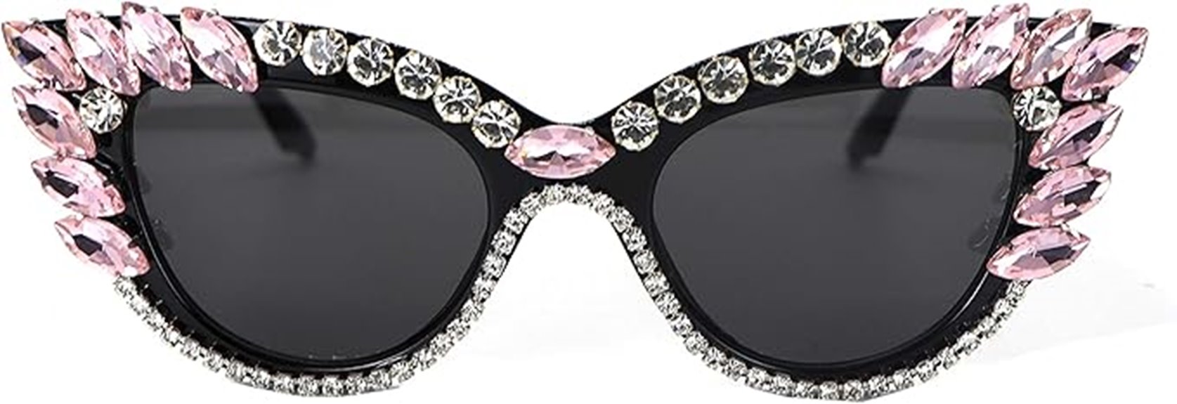 retro cat eye bling sunglasses
