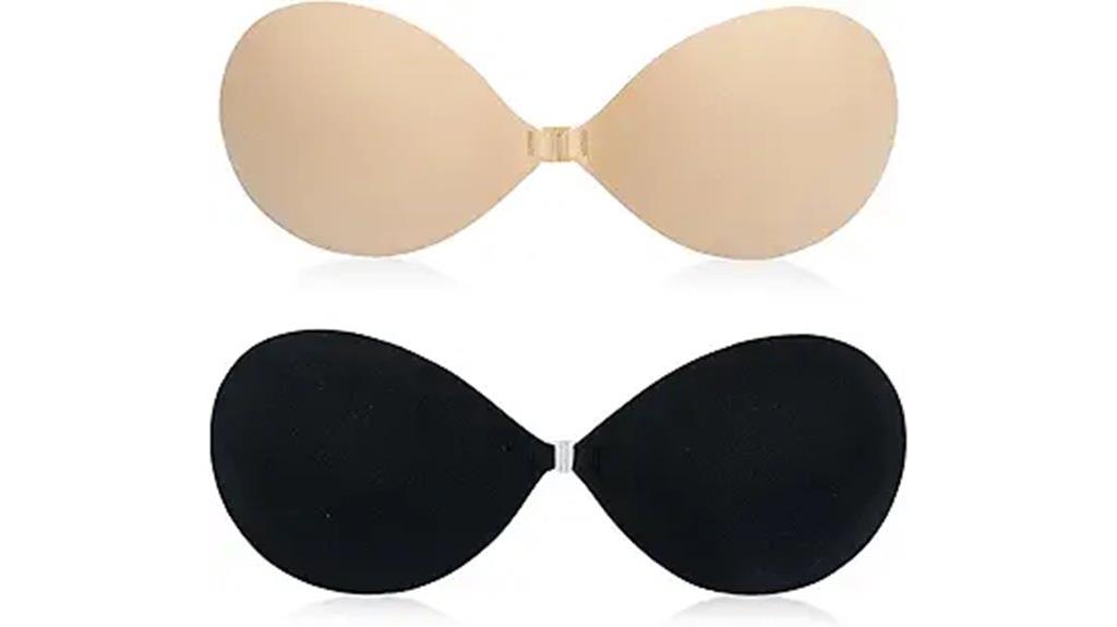 reusable strapless push up bras