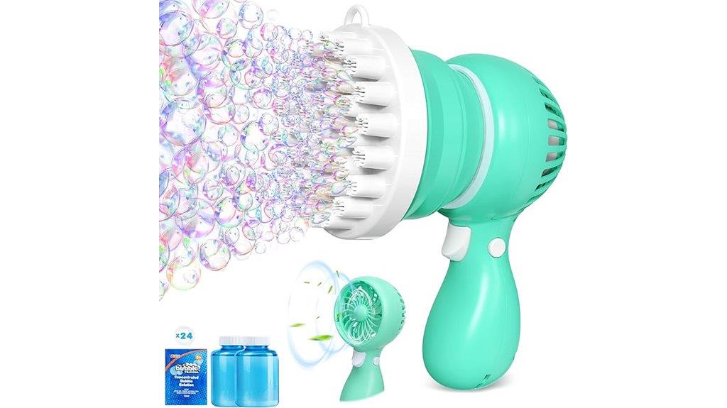 rocket shaped bubble gun