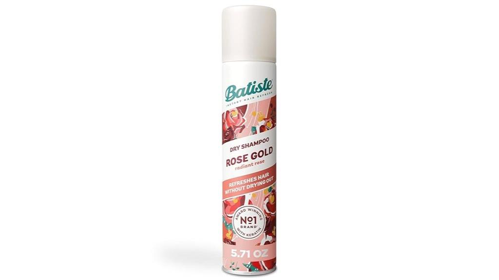 rose gold dry shampoo
