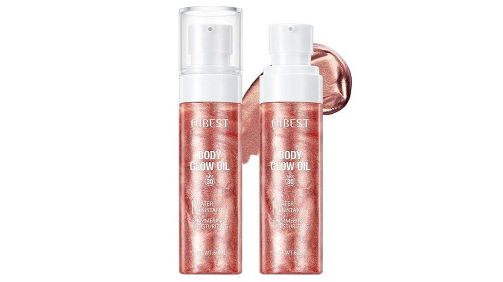 rosegold spf body oil