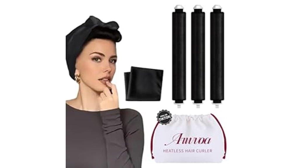 satin scarf curling kit