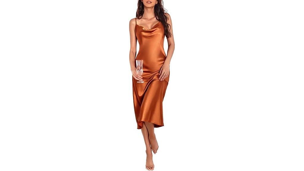 satin spaghetti strap nightgown