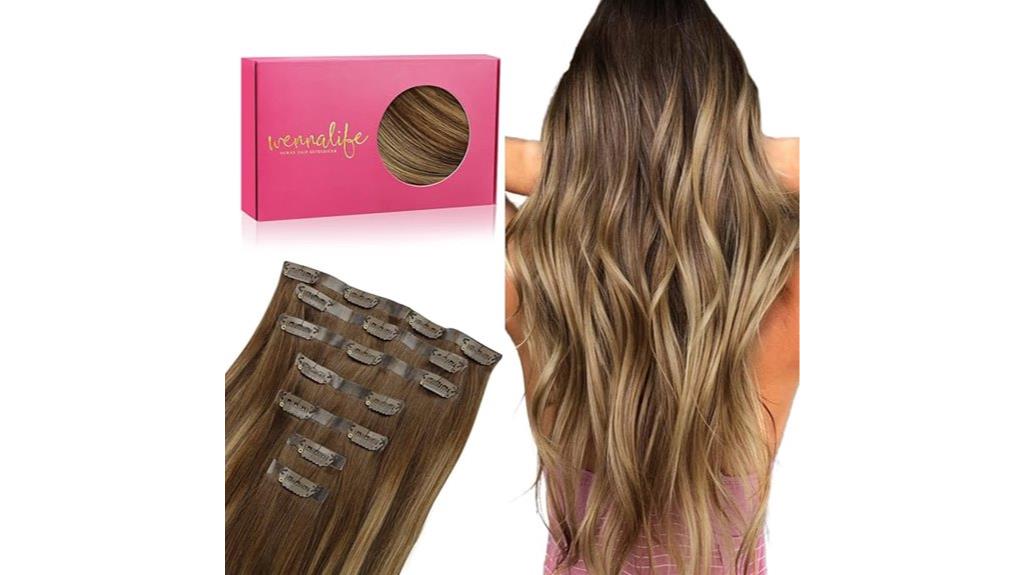 seamless 18 inch colorful extensions