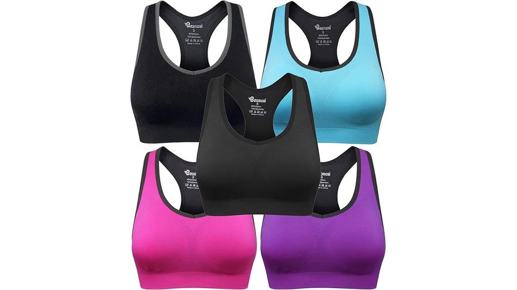 seamless high impact sports bra