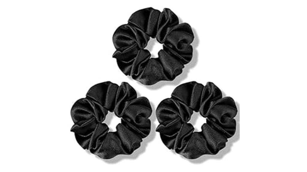 silk hair scrunchies pack