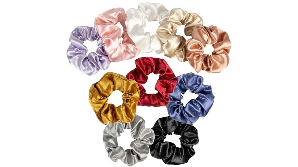 silk hair tie set