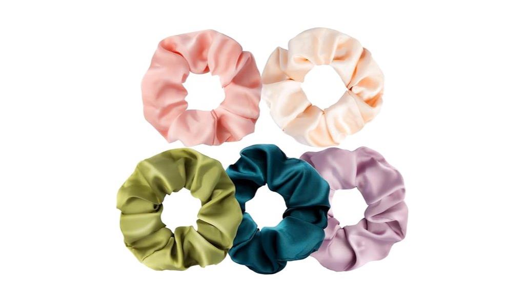 silk hair ties pack
