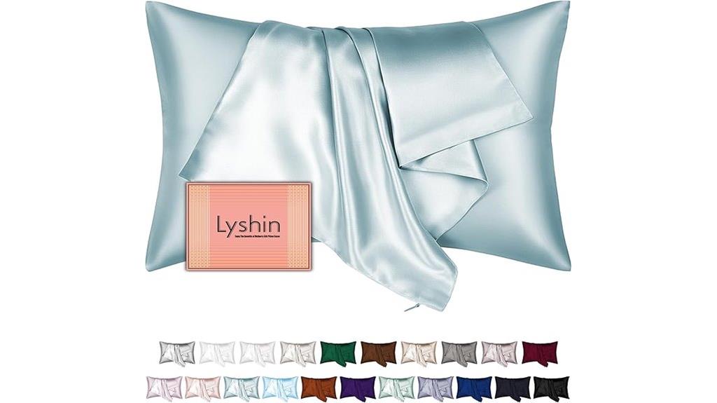 silk pillowcase with zipper