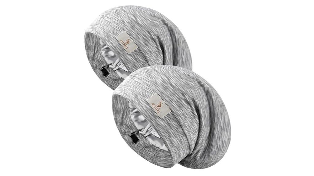 silk satin hair bonnet