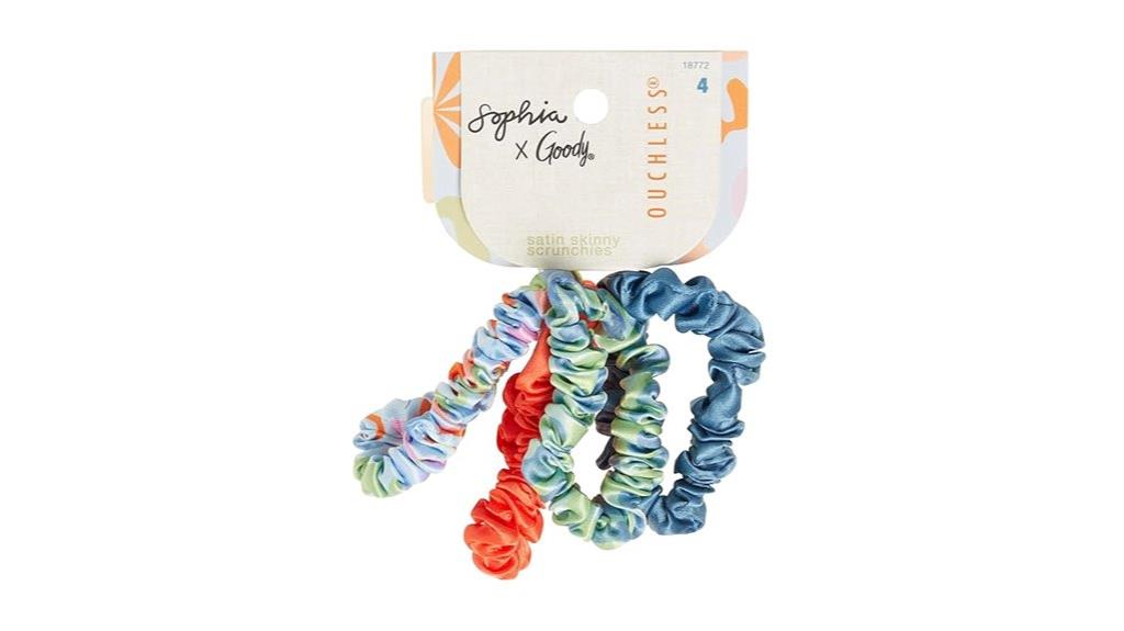 silky hair tie set