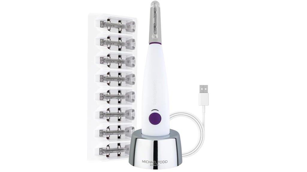 skincare device for dermaplaning