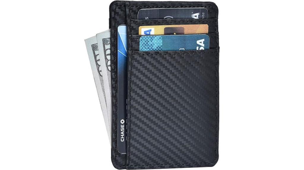 sleek leather wallet design