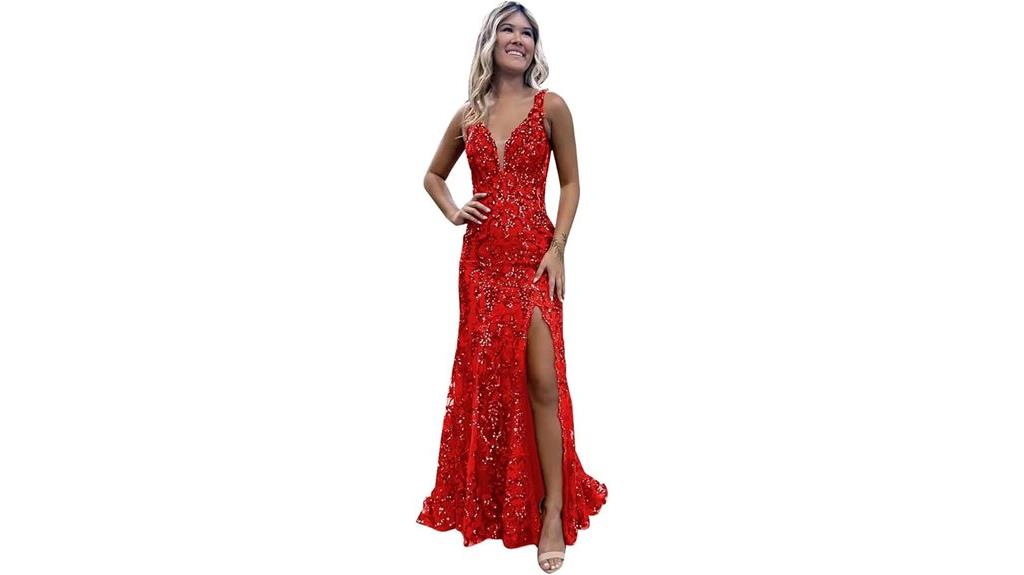 sparkly mermaid prom dresses