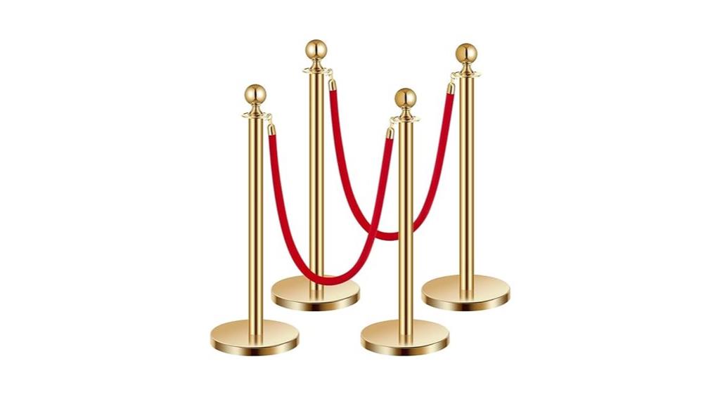 stanchion ropes set